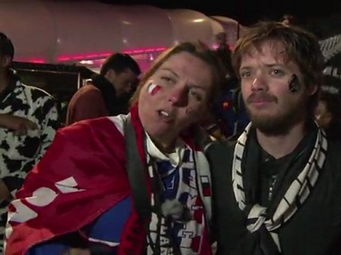 Rugby All Blacks/France: :explosion de joie et confiance des supporters