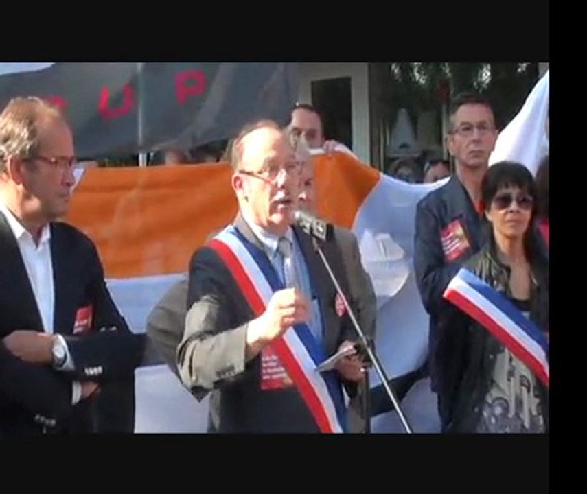Jean-Pierre Bosino lors de le manifestation de Still le 24/09/11