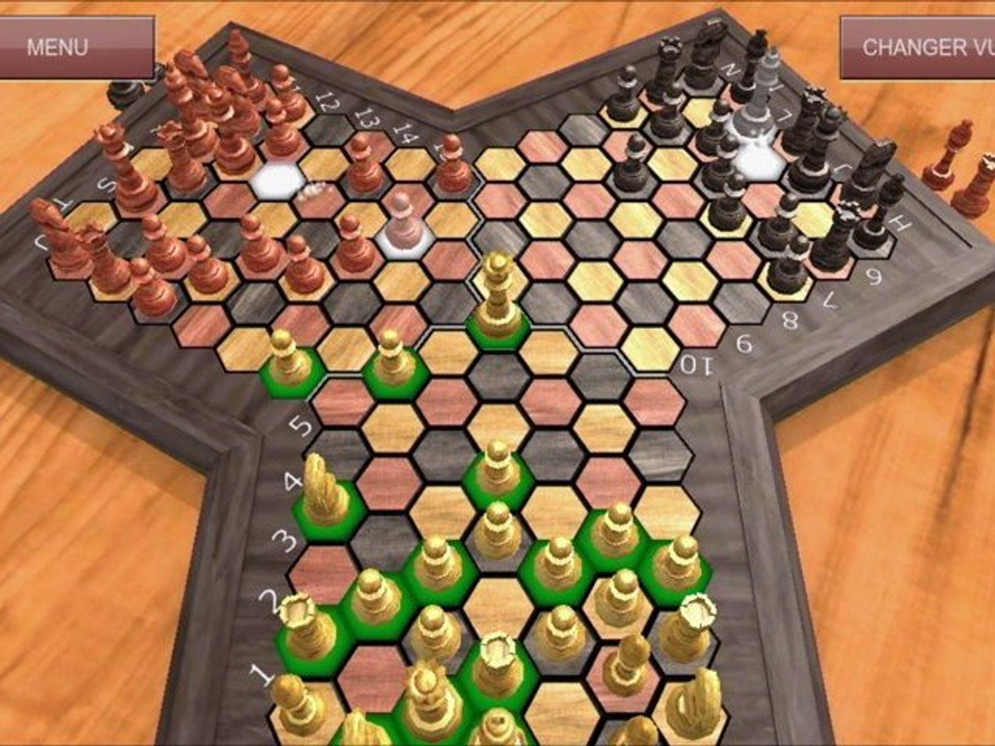 Triad-Chess : Démonstration du jeu d'échecs à trois joueurs - Triade Echecs  - Android App store appstore apple application game 3 players joueurs  chessboard échiquier - Vidéo Dailymotion