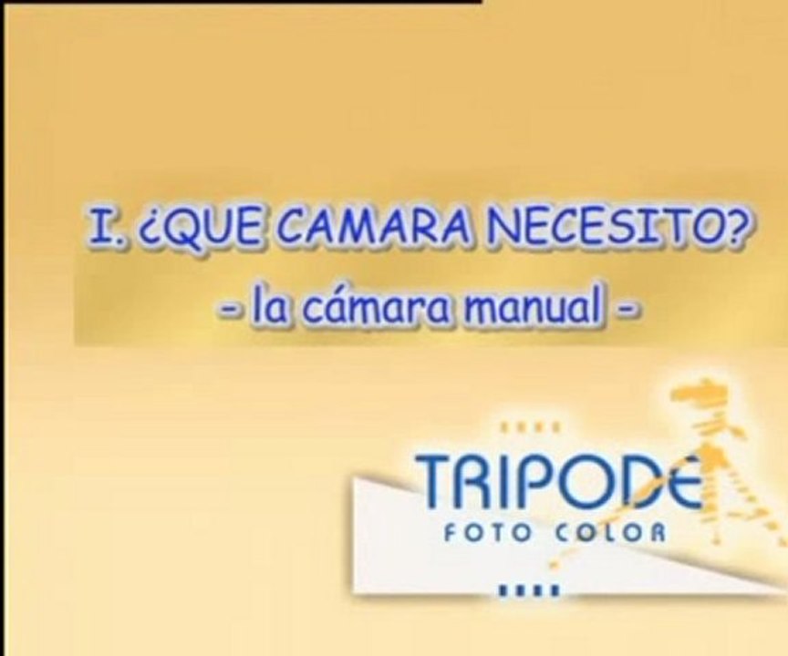 Fotografía paso a paso - Capítulo 1 - ¿Qué cámara necesito?
