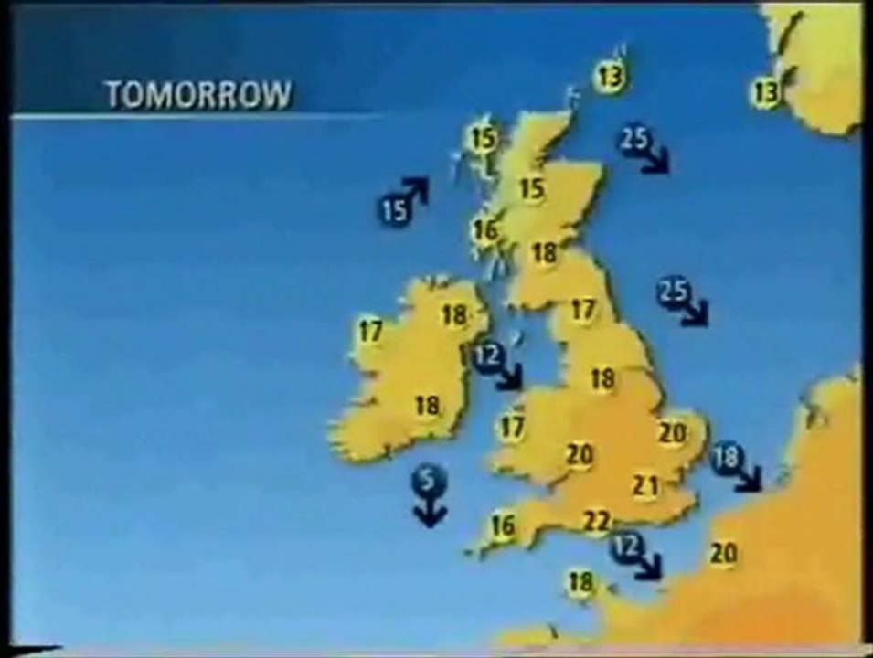 BBC1 Closedown, Saturday 17th August 1991