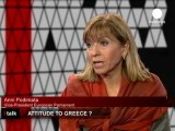 Anni Podimata, vicepresidenta del Parlamento Europeo,...