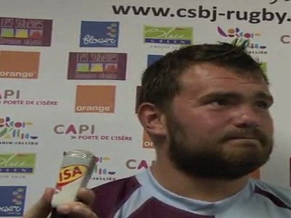 Interview Jordan Merle après CSBJ-Aurillac