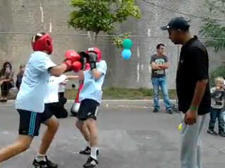 Démo de boxe