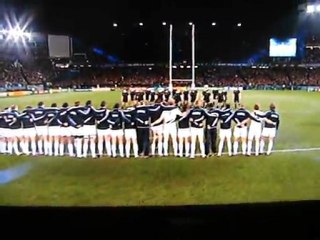 La "Marseillaise" française  contre le "Haka" néo-zélandais