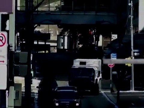 Batwing, Hemtt and Tumbler Chase Scene On Set