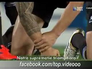 HAKA All Blacks contre la France coupe du monde de Rugby 2011