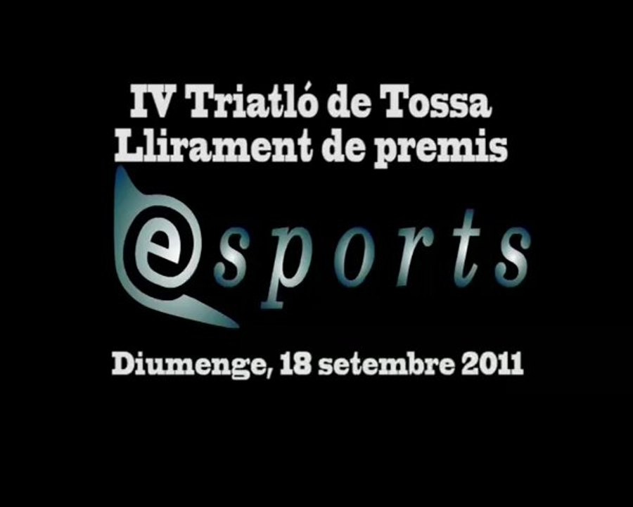 IV Triatló de Tossa. Lliurament de premis
