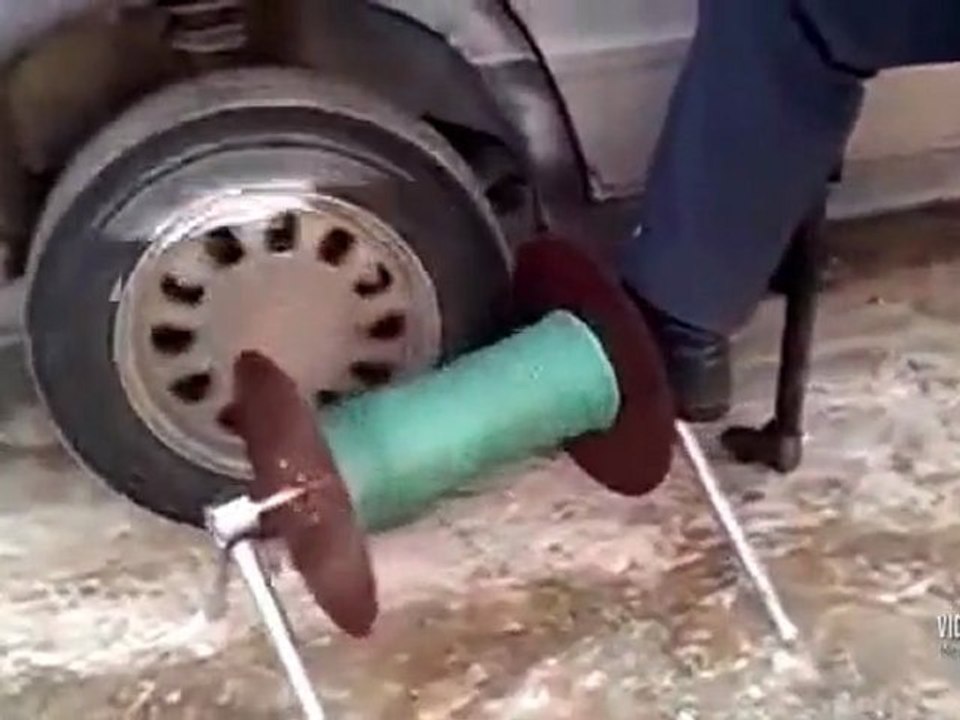 Da ein großer - Kabelaufwicklung