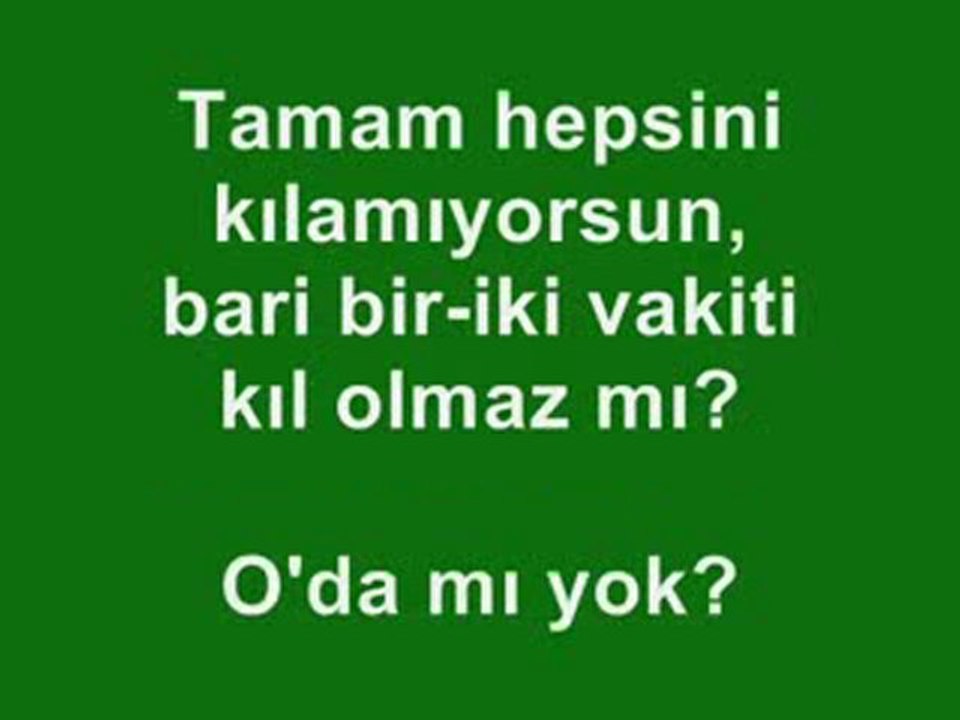 Namaz Kılmak Çok Zor mu ? geliyor