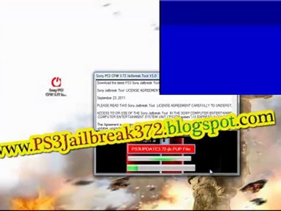 PS3 - Software Update 3.72 jailbreak Tool + Proof