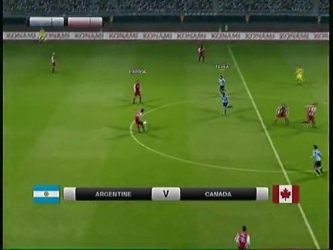 PES 2011 / Copa America - Quart de Final - Argentine vs Canada (XBOX 360)