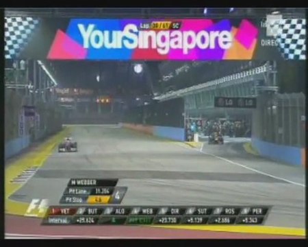 Singapour 2011 : Duel entre Rosberg Perez et accrochage avec Schumacher