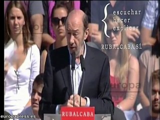 Rubalcaba llama "avanzadilla" a líderes del PP