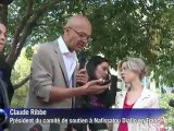 La journaliste et romancière, qui accuse DSK de tentative de viol, a participé à un rassemblement samedi à Paris