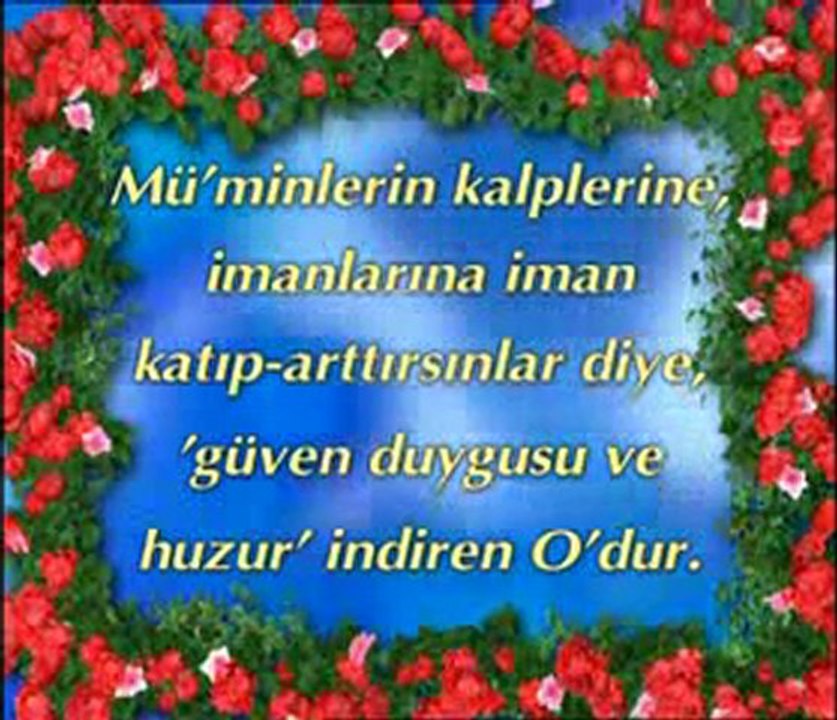 Kuran ahlakı insanın hayatına huzur ve kolaylık getirir