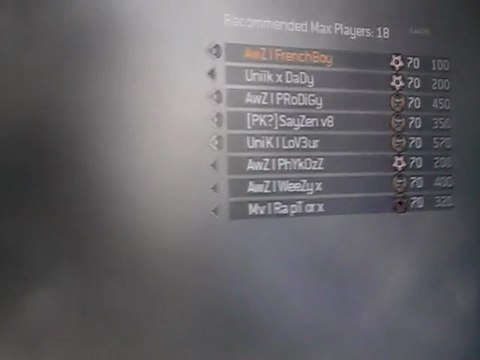 Match n° : 1619268 Uniik vs AwZ Ferme ta gueule