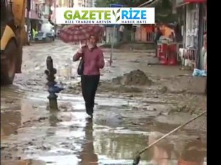 Rize sel görüntüleri
