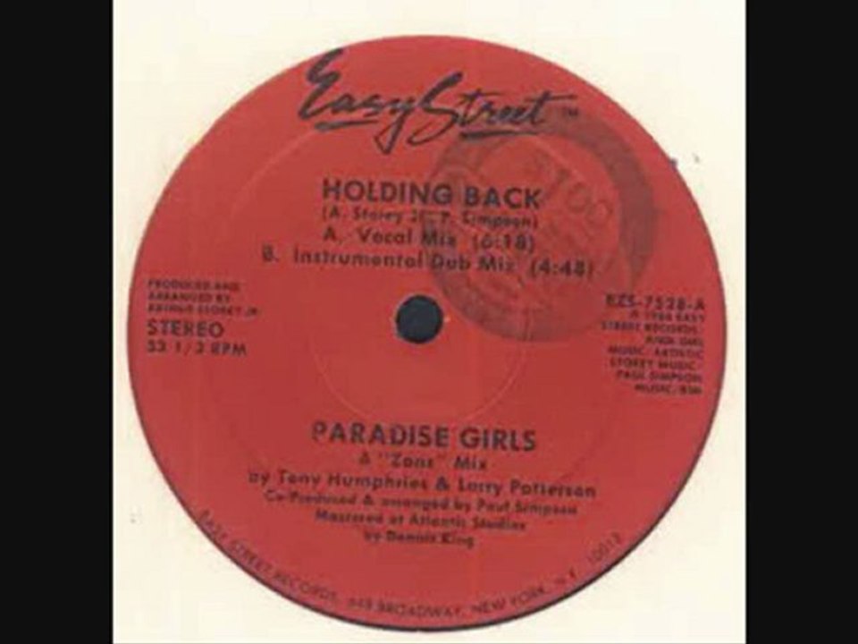 PARADISE GIRLS - Holding Back (1986)