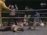 Mil Mascaras, Larry Zbyszko & Haystacks Calhoun vs Tank Patton, Strong Kobayashi & Golden Terror (WWF)