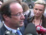 Sénatoriales: satisfaction de François Hollande et Martine Aubry