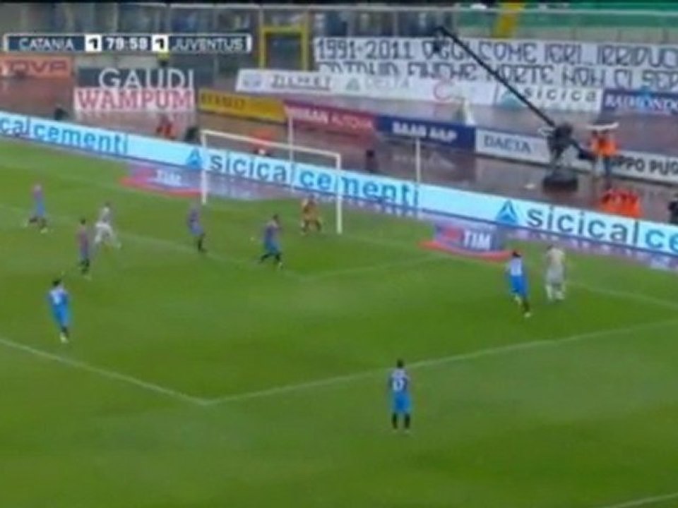 Juventus nur mit Unentschieden in Catania