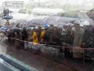 Example of the law of pressure and gas