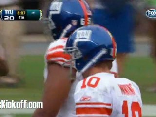 Victor Cruz Scores Second TD vs Eagles