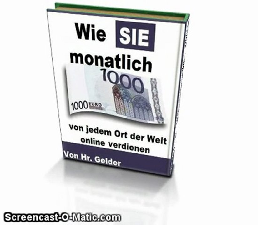 Wie Sie EUR 1000 pro Monat online verdienen