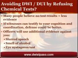 El Paso DWI Attorney Cautions About Refusing to Take Chemical Tests