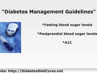Diabetes Management Guidelines For Better Diabetes Control