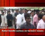 Rahul Gandhi serious on farmers’ issues