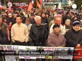 Russia: demonstration against Vladimir Putin - no comment