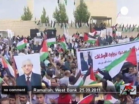 Mideast: Abbas cheered by Palestinians - no comment