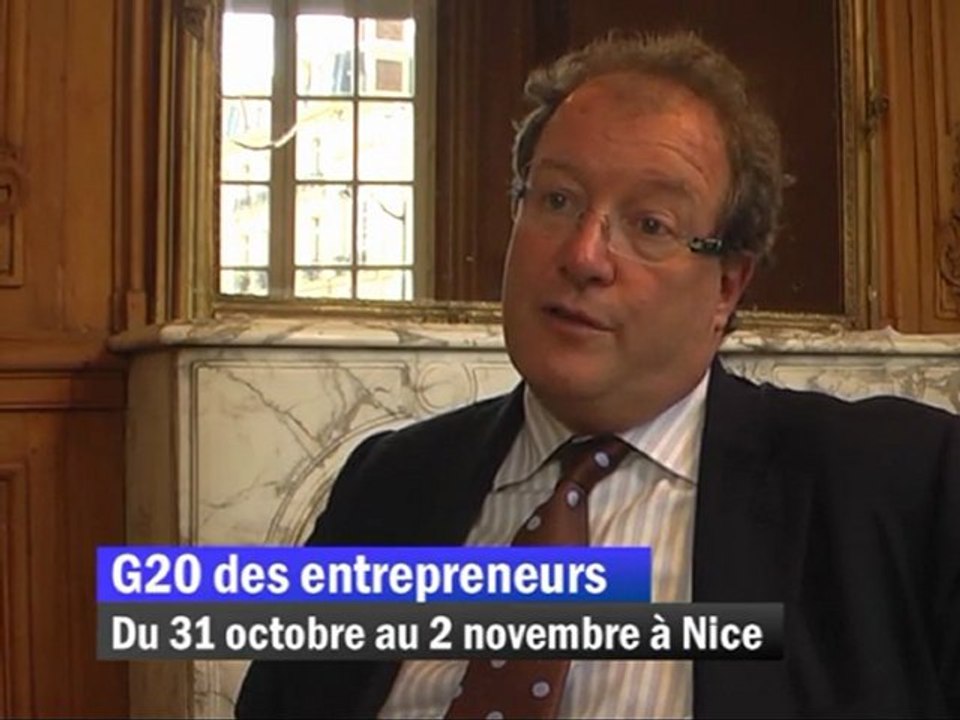 Grégoire Sentilhes présente le G20 des entrepreneurs