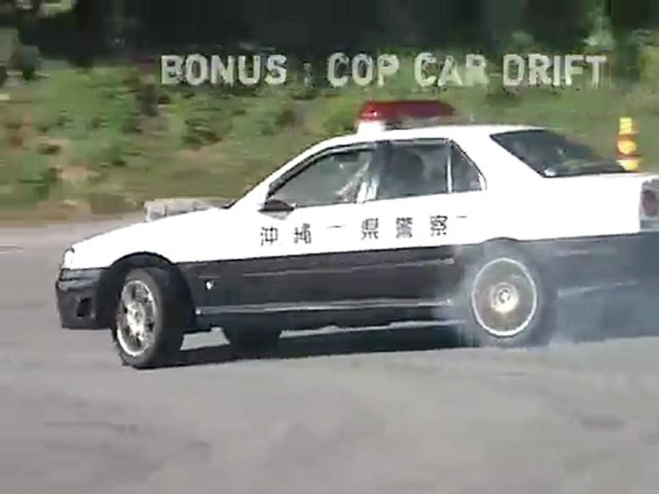 Skyline Cop Car Drifting