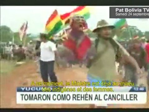 Bolivie: un ministre pris en otage par des indigènes