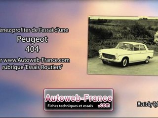 Essai Peugeot 404 - Autoweb-France