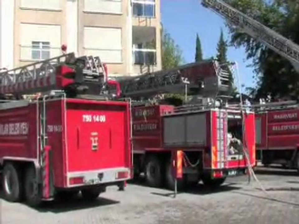 KASAPOĞULLARINA AİT BİNADA YANGIN