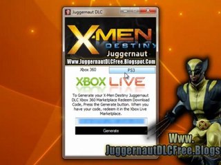 Get a Free X-Men Destiny Juggernaut DLC - Xbox 360 - PS3