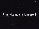 Des particules mesurées à une vitesse dépassant celle de la lumière