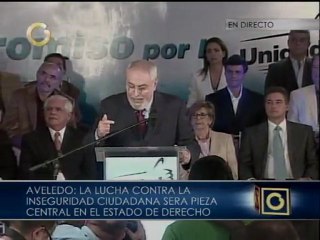 Precandidatos firmaron compromiso por la Unidad Democrática