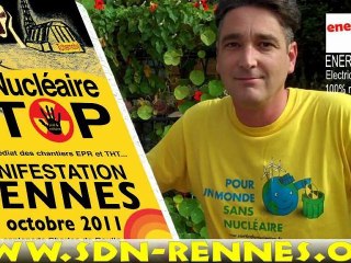 Manif AntiNucléaire à Rennes le 15 oct 2011 départs groupés, cars et covoiturage dans l'Ouest
