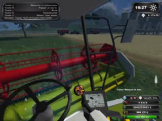Partie sur Farming Simulator 2011 sur mon Exploitation