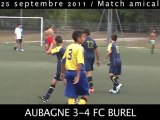 match amical Aubagne contre FC Burel / mi-temps 03