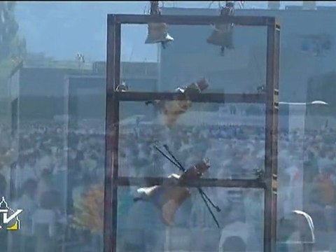 Recitarea rugăciunii „Îngerul Domnului” pe Aeroportul turistic din Freiburg