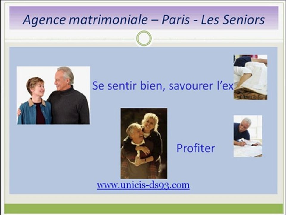 Agence matrimoniale - Paris, les seniors