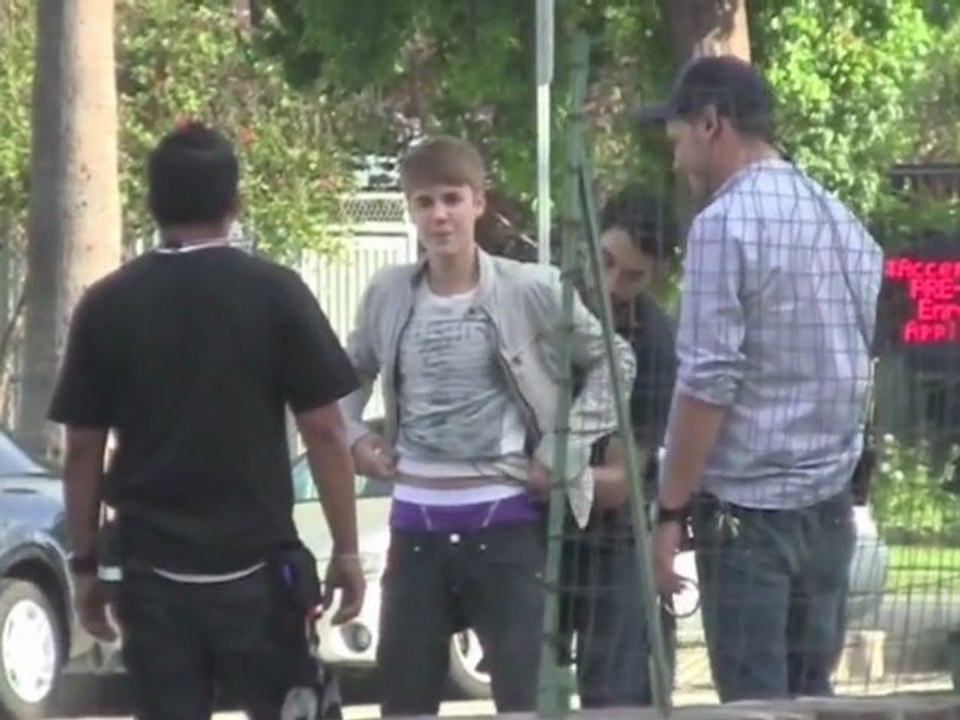 Justin Bieber prügelt sich