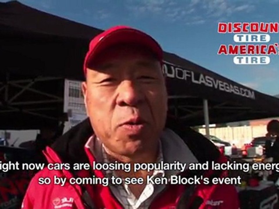 Pikes Peak Hill Climb Champ Monster Tajima Interview at Gymkhana Grid