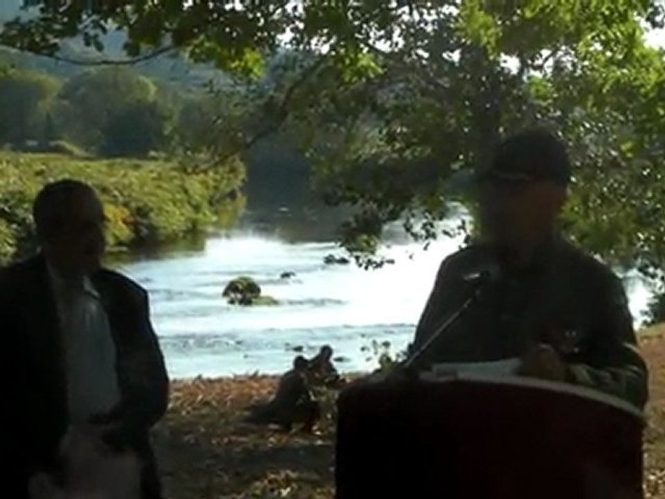 Cérémonie  traversée de la moselle par les US à Noirgeux (Vidéo Cérémonie)